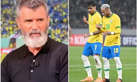 Roy Keane ngứa mắt trước hành động thiếu tôn trọng của Brazil