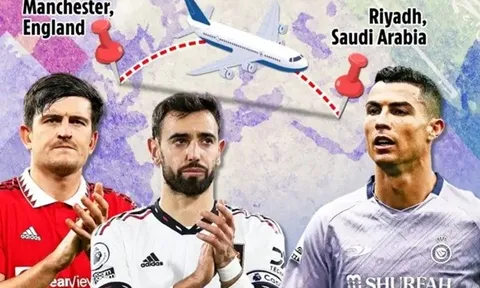 Ronaldo mời 4 cầu thủ MU đến Saudi Arabia