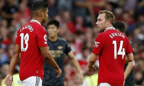 Man Utd làm sao thay Casemiro và Eriksen?