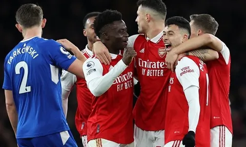 Arsenal thắng đậm Everton: Phát minh của Mikel Arteta