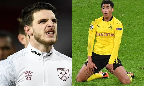 Thay vì Rice, Man Utd được khuyên chiêu mộ đồng đội cũ Sancho