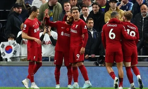 Salah lập cú đúp, Liverpool thắng nghẹt thở Tottenham