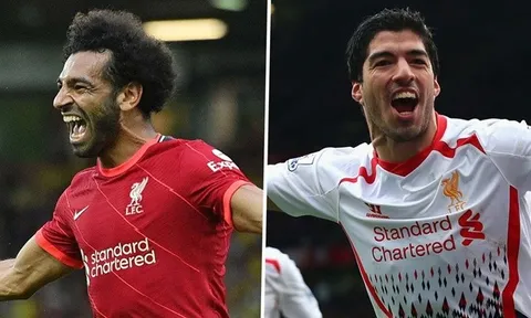 Salah vs Suarez: Vua Ai Cập dẫn trước
