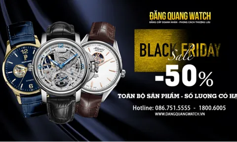 Sale sập sàn Black Friday – Giảm ngay 50% toàn bộ sản phẩm tại Đăng Quang Watch