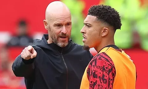 Căng thẳng với HLV Ten Hag leo thang, Jadon Sancho được PFA liên hệ