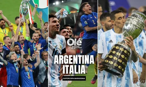 CHÍNH THỨC! Ý đại chiến Argentina tranh Siêu cúp Liên lục địa