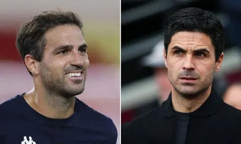 Cesc Fabregas “ngả mũ” với Mikel Arteta