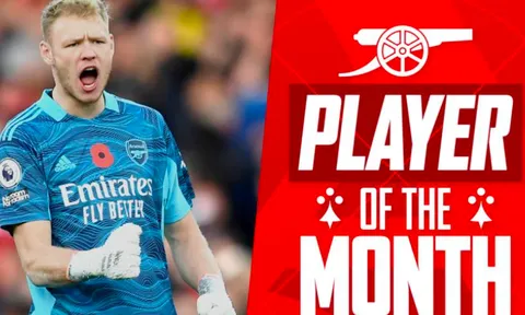 CHÍNH THỨC! Arsenal công bố cầu thủ xuất sắc nhất tháng 10