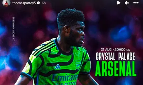 Rò rỉ đội hình Arsenal đấu Palace: Bộ đôi thất sủng đá chính?