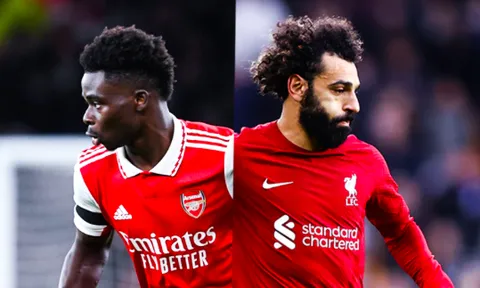 'Mohamed Salah nhanh hơn Bukayo Saka'