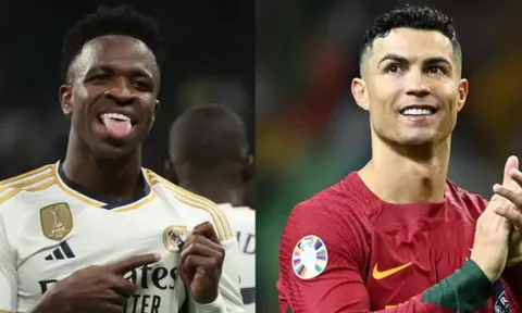 Ronaldo tặng món quà đặc biệt cho Vinicius