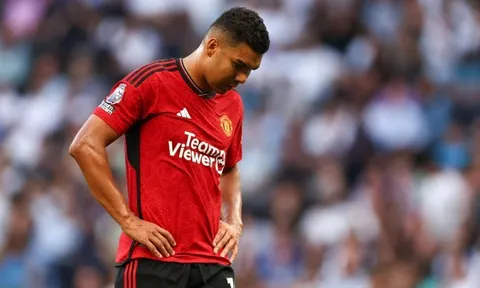 Casemiro mất tích ở 2 trận vừa qua