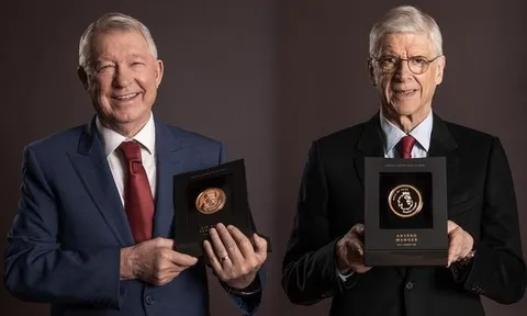 Sir Alex Ferguson và Arsene Wenger được Premier League vinh danh