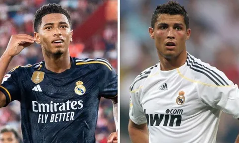So sánh 10 trận đầu của Jude Bellingham với Cristiano Ronaldo ở Real