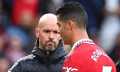 Ten Hag ngủ ngon giấc sau khi loại bỏ Ronaldo