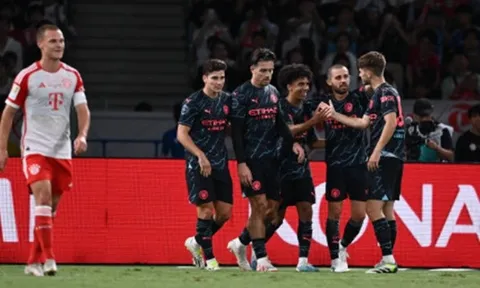 Bayern thất bại trước Man City trong ngày tân binh ra mắt
