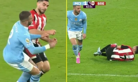 Sự tình đằng sau pha triệt hạ của Kyle Walker với Neal Maupay