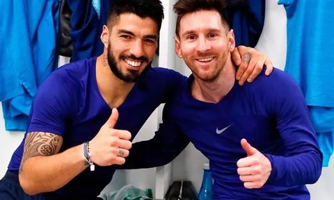 Suarez trải lòng về Messi tại PSG