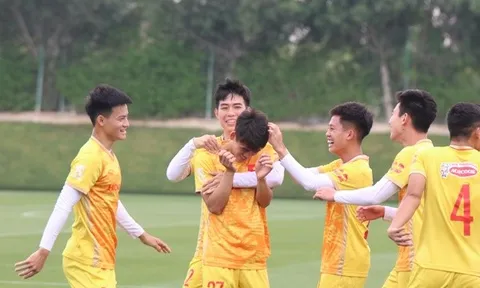 Nụ cười trở lại với U23 Việt Nam
