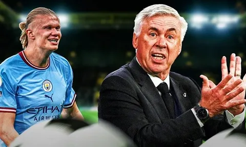 Ancelotti tuyên bố không ‘khóa’ Haaland, tự tin Real thắng Man City