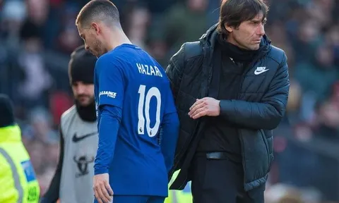 Tại sao Conte không muốn tái ngộ Eden Hazard tại Tottenham?
