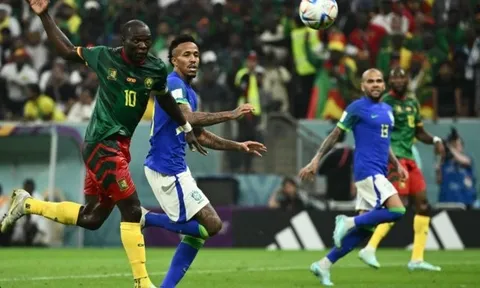 Tạo địa chấn trước Brazil, Cameroon rời giải đầy tiếc nuối