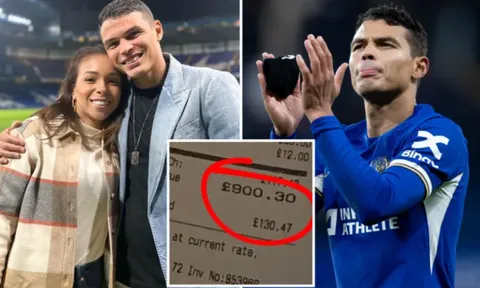 Thắng đậm tại FA Cup, vợ chồng Thiago Silva ăn mừng hoành tráng