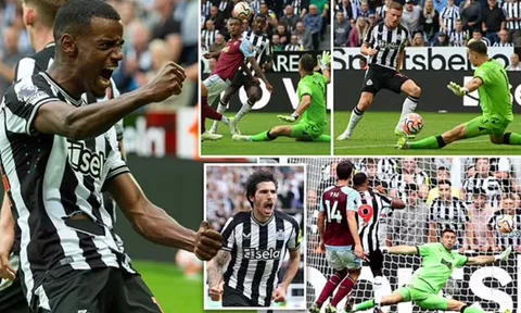 Thắng hủy diệt, Newcastle vượt mặt Arsenal và Man City trên BXH