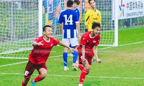 Thắng U16 Porto, U16 PVF giành hạng 3 Cúp Thượng Hải