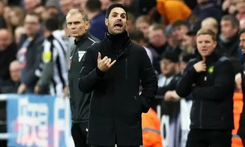 "Thật đáng hổ thẹn" - Arteta 'phát điên' sau trận thua Newcastle