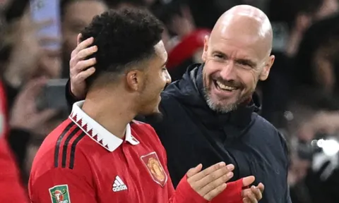 Thay đổi của Ten Hag đặt Sancho vào vị trí nguy hiểm nhất