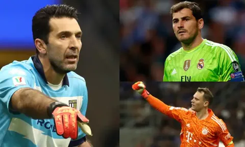 10 thủ môn xuất sắc nhất lịch sử: Buffon số 1; 2 huyền thoại M.U