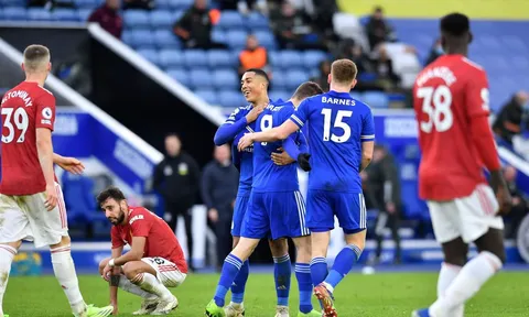 10 thống kê khủng khiếp Leicester 2-2 M.U: Hung thần Big Six; Fernandes quá dữ dội