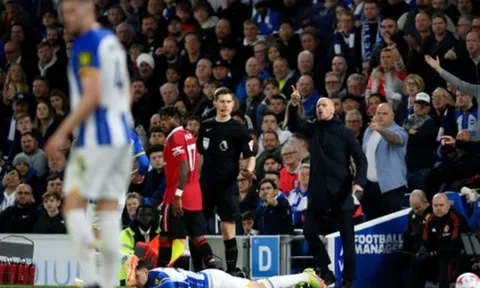 Thua Brighton, Man Utd của Ten Hag gặp vấn đề nhức nhối