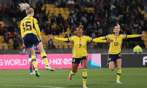 World Cup nữ 2023: Thụy Điển thắng đậm Ý, giành vé vào vòng 1/8