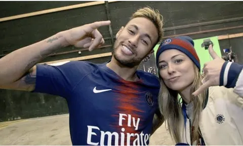 Tình bạn đặc biệt của Neymar và nữ phóng viên
