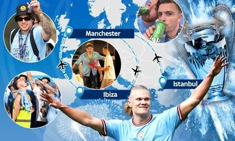 Toàn cảnh 4 ngày ăn mừng không ngừng nghỉ của Man City