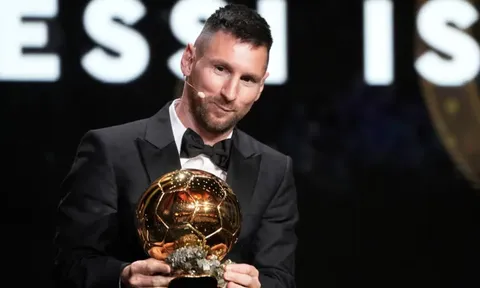 Top 10 ƯCV giành Quả bóng vàng 2024: Messi lép vế trước tân binh 'khủng long'