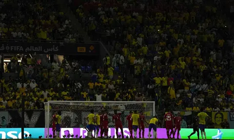 Trận đấu của Brazil gặp sự cố điện