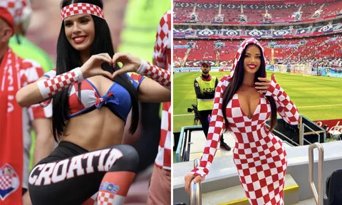 Trang phục khiến 'CĐV nóng bỏng nhất World Cup' bị chỉ trích