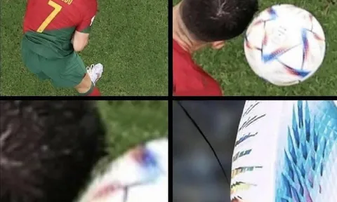 Tranh cãi vụ tóc của Ronaldo đã chạm vào bóng