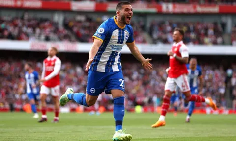 TRỰC TIẾP Arsenal 0-3 Brighton: Thảm họa (KT)