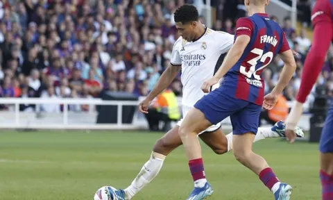 TRỰC TIẾP Barcelona 1-2 Real Madrid (KT): Cú đúp của Bellingham