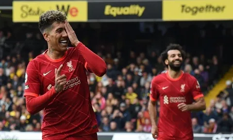 TRỰC TIẾP Watford 0-5 Liverpool (FT): Hat-trick cho Firmino
