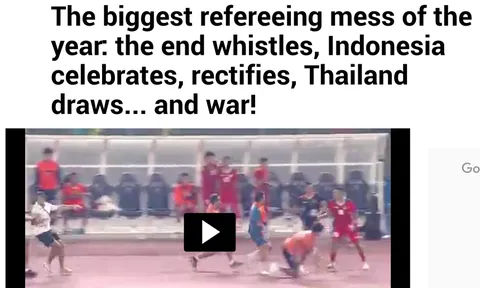Truyền thông thế giới bất ngờ vì màn hỗn chiến ở chung kết SEA Games