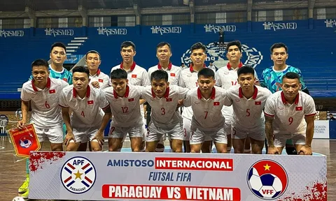 Tuyển futsal Việt Nam thua Paraguay trước khi sang Argentina