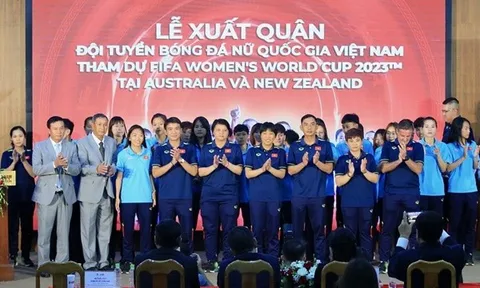 Tuyển nữ Việt Nam xuất quân dự World Cup