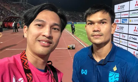 Tuyển thủ Thái Lan khóc vì vượt qua cơn ác mộng Malaysia