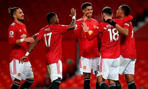 Nã 6 bàn vào lưới đối thủ, Man Utd bay vào top 3 Premier League