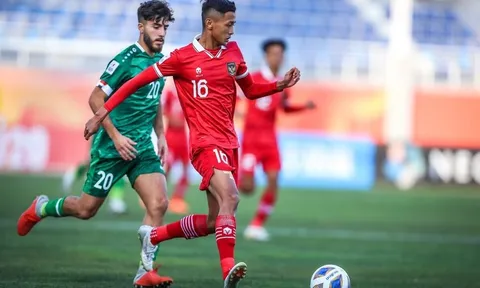U20 Indonesia để thua Iraq dù có lợi thế hơn người
